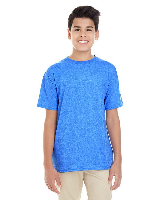 Gildan Youth Softstyle® T-Shirt #64500B Heather Royal