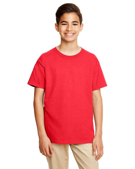 Gildan Youth Softstyle® T-Shirt #64500B Red Front