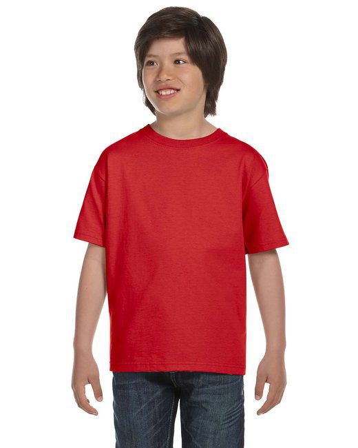 Gildan Youth 50/50 T-Shirt #8000B Red