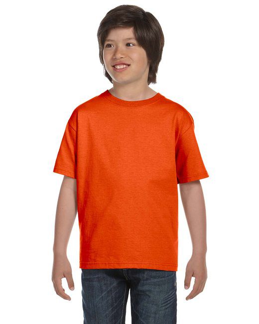 Gildan Youth 50/50 T-Shirt #8000B Orange