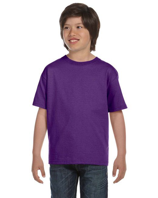 Gildan Youth 50/50 T-Shirt #8000B Purple