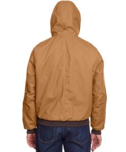 Men's Berne Heritage Hooded Jacket #HJ51 Brown Duck Back