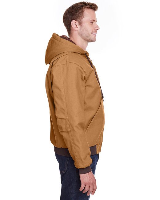 Men's Berne Heritage Hooded Jacket #HJ51 Brown Duck Side