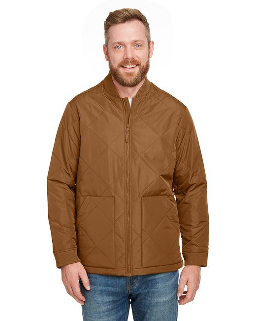 Harriton Adult Dockside Insulated Utility Jacket #M715 Duck Brown