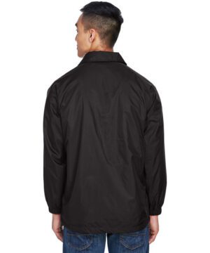 Harriton Adult Nylon Staff Jacket #M775 Black Back