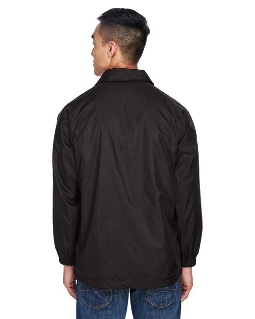 Harriton Adult Nylon Staff Jacket #M775 Black Back
