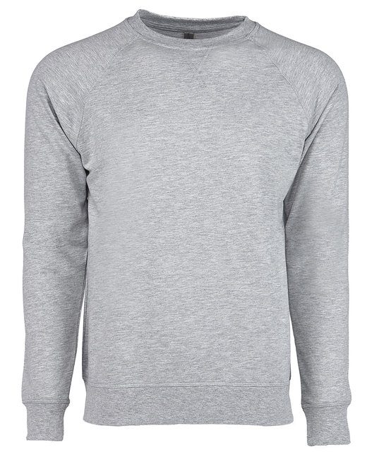 Next Level Unisex Laguna French Terry Raglan Sweatshirt #N9000 Heather Grey
