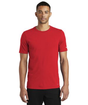 NIKE® DRI-FIT COTTON/POLY TEE #NKBQ5231 Red Front