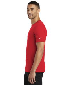 NIKE® DRI-FIT COTTON/POLY TEE #NKBQ5231 Red Side