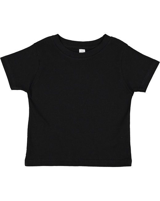 Rabbit Skins Toddler Cotton Jersey T-Shirt #RS3301 Black