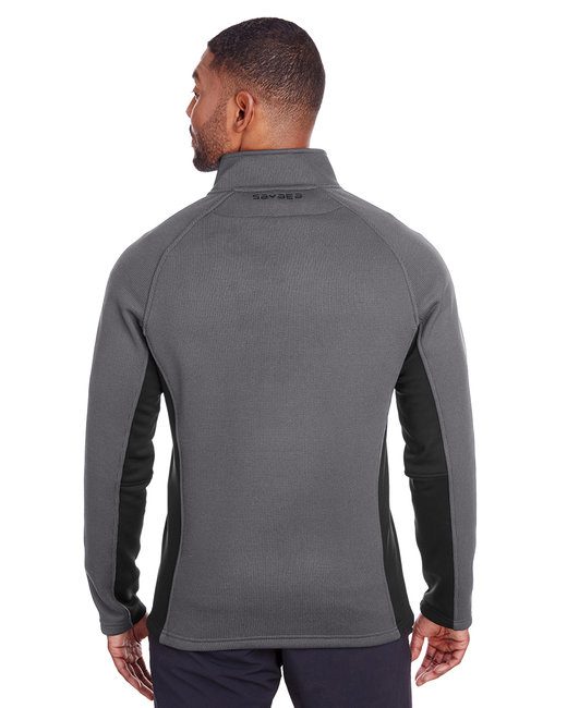 Spyder Men's Constant Half-Zip Sweater #S16561 Polar / Black Back