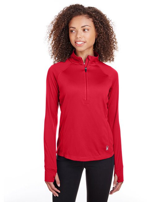 Spyder Ladies' Freestyle Half-Zip Pullover #S16798 Red