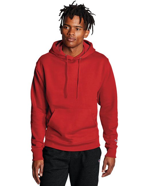 Champion Adult Powerblend® Pullover Hooded Sweatshirt #S700 Red