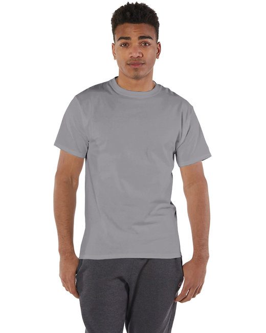 Champion Adult 6 oz. Short-Sleeve T-Shirt #T525C Stone Grey