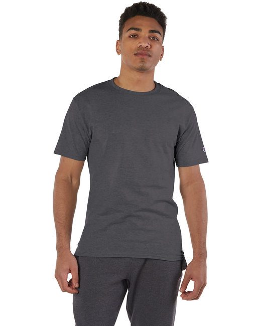 Champion Adult 6 oz. Short-Sleeve T-Shirt #T525C Stone Grey