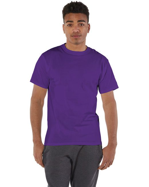 Champion Adult 6 oz. Short-Sleeve T-Shirt #T525C Purple