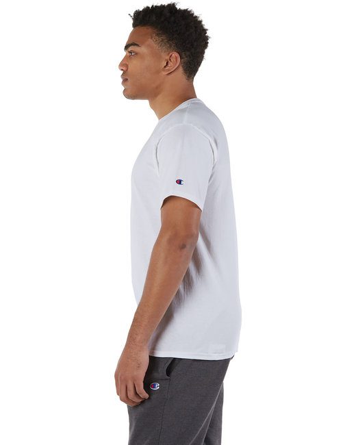 Champion Adult 6 oz. Short-Sleeve T-Shirt #T525C White Side