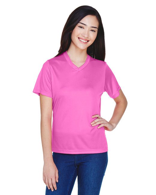 Team 365 Ladies' Zone Performance T-Shirt #TT11W Pink
