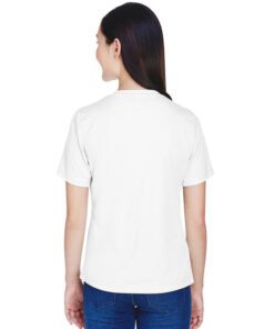 Team 365 Ladies' Zone Performance T-Shirt #TT11W White Back