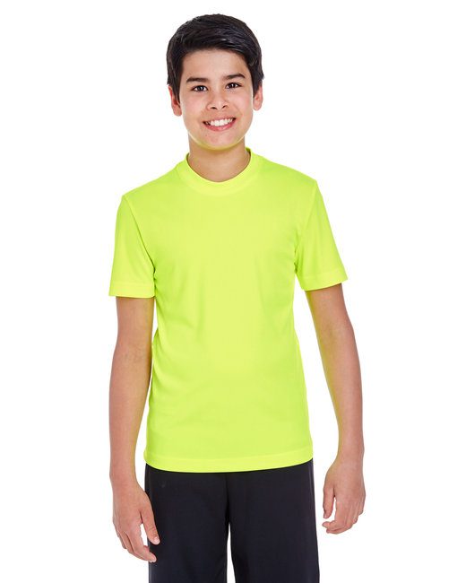 Team 365 Youth Zone Performance T-Shirt #TT11Y Safety Yellow