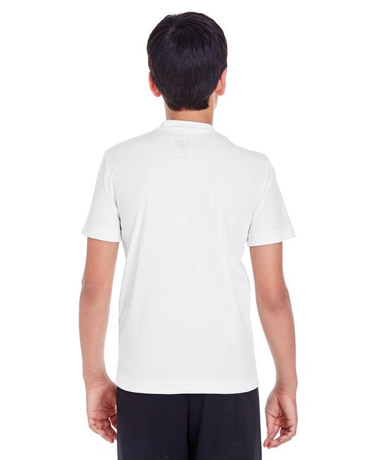 Team 365 Youth Zone Performance T-Shirt #TT11Y White Back
