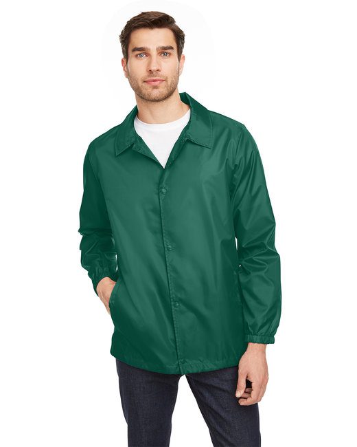 Team 365 Adult Zone Protect Coaches Jacket #TT75 Forest Green