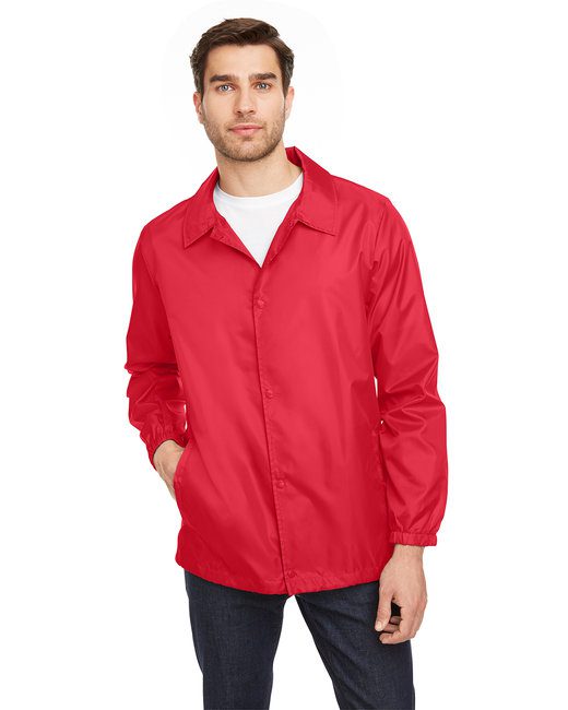 Team 365 Adult Zone Protect Coaches Jacket #TT75 Red