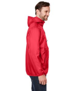 Team 365 Adult Zone Protect Packable Anorak #TT77 Red Side