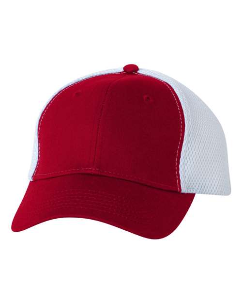 Sportsman Spacer Mesh-Back Cap #3200 Red / White