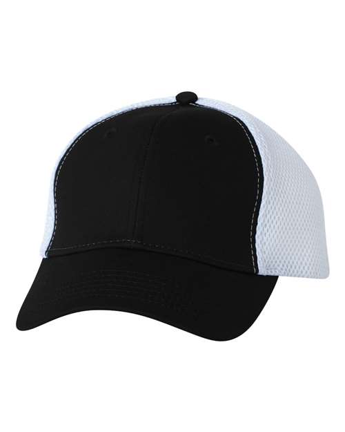 Sportsman Spacer Mesh-Back Cap #3200 Black / White