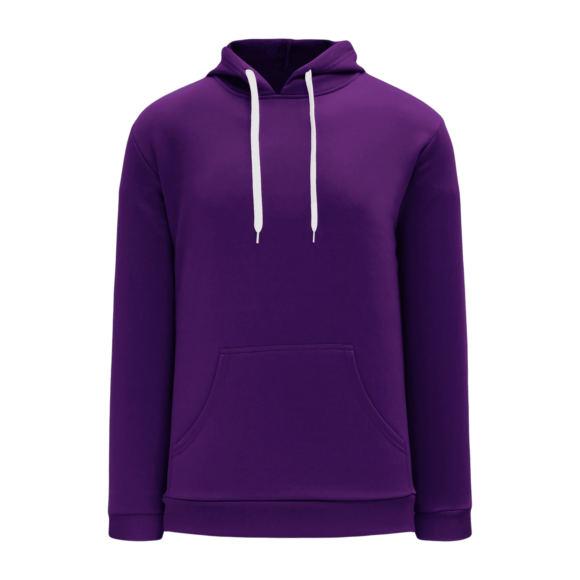ATHLETIC KNIT Polyfleece Hooded Sweatshirt #A1835 Purple