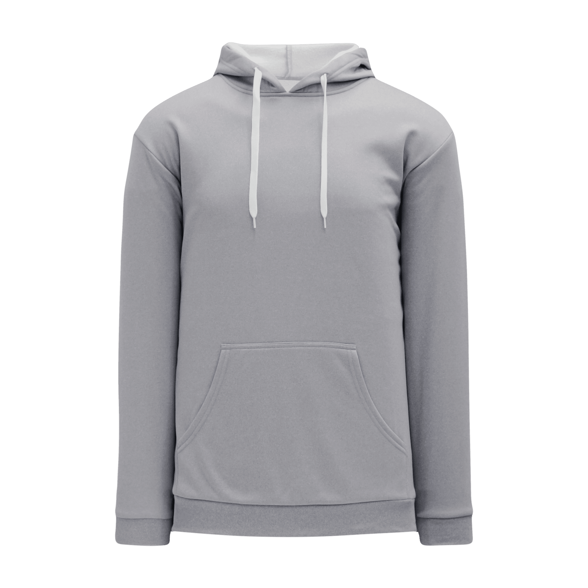 ATHLETIC KNIT Polyfleece Hooded Sweatshirt #A1835 Heather Grey