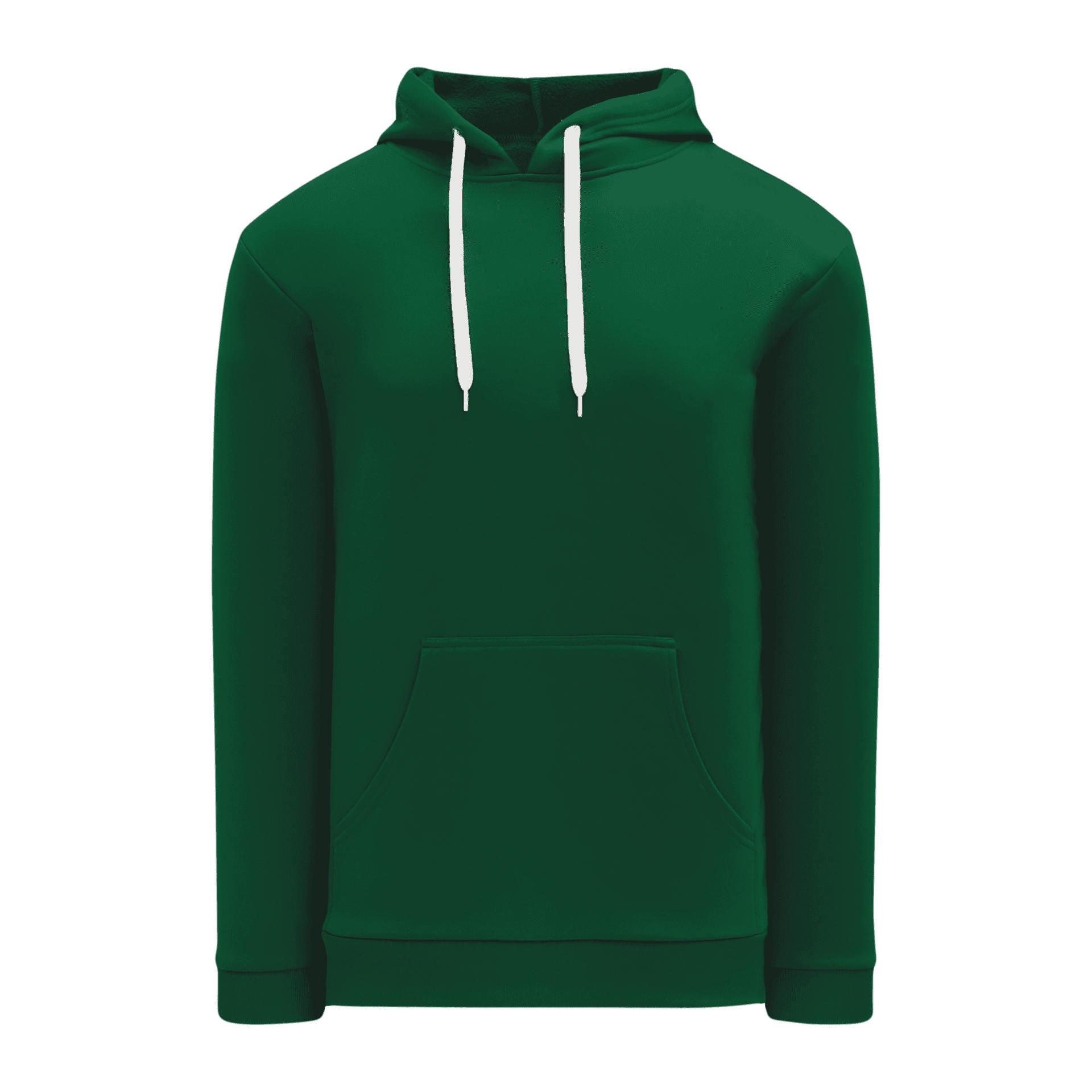 ATHLETIC KNIT Polyfleece Hooded Sweatshirt #A1835 Dark Green