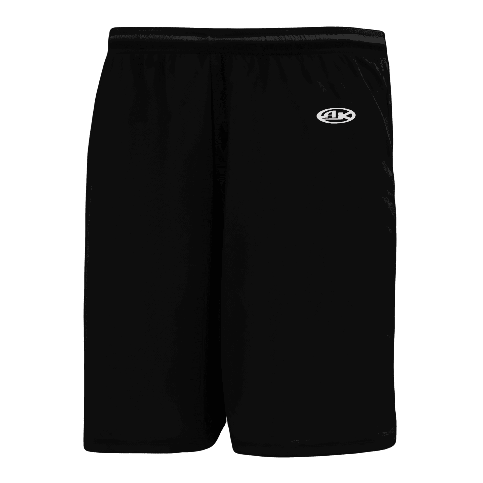 ATHLETIC KNIT SHORTS WITH POCKETS #AS1700 Black