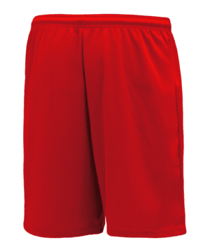 ATHLETIC KNIT SHORTS WITH POCKETS #AS1700 Red Back
