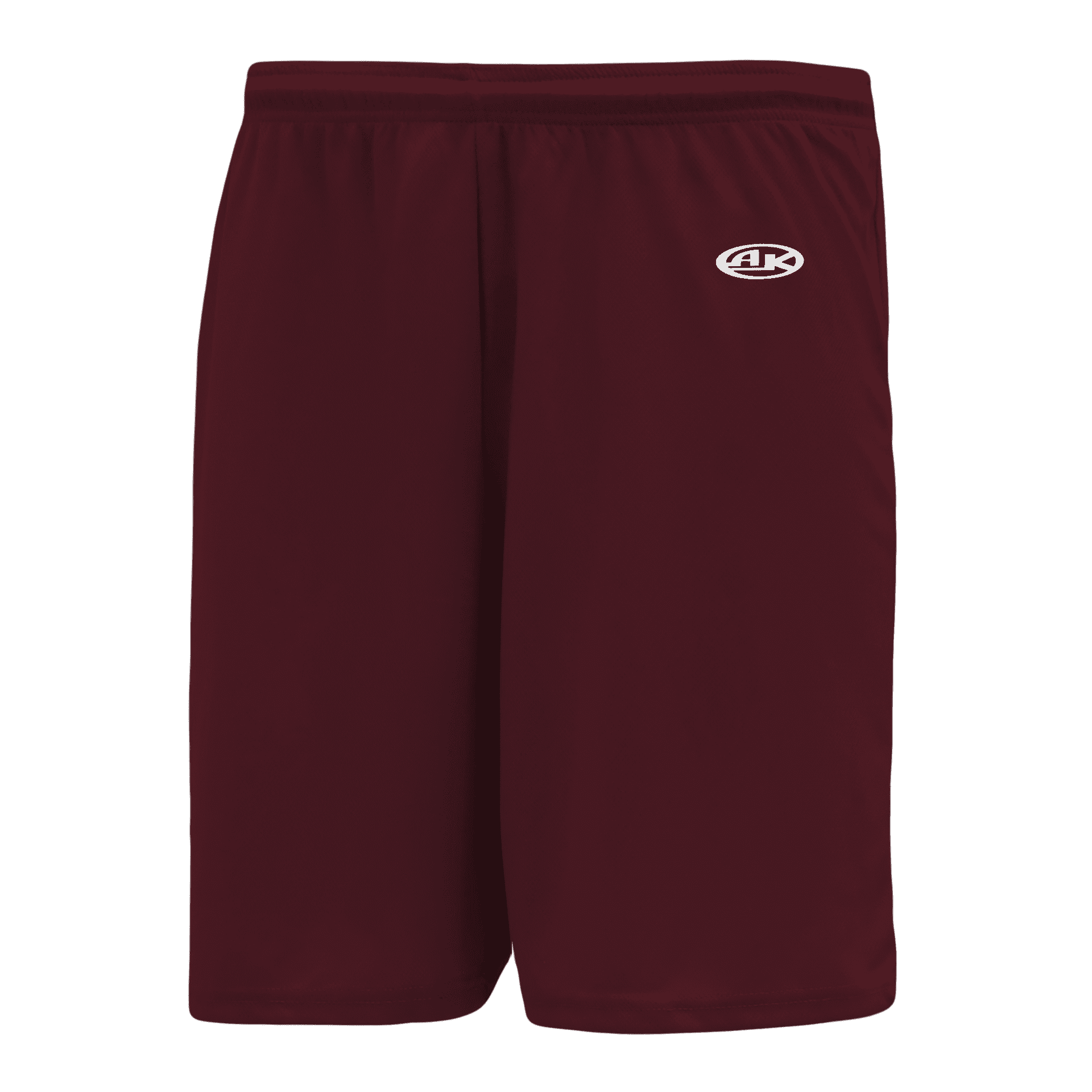 ATHLETIC KNIT SHORTS WITH POCKETS #AS1700 Maroon