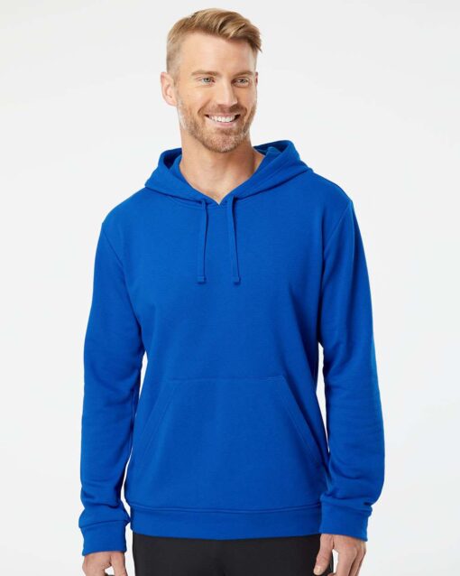 Adidas Fleece Hooded Sweatshirt #A432 Royal Blue Front