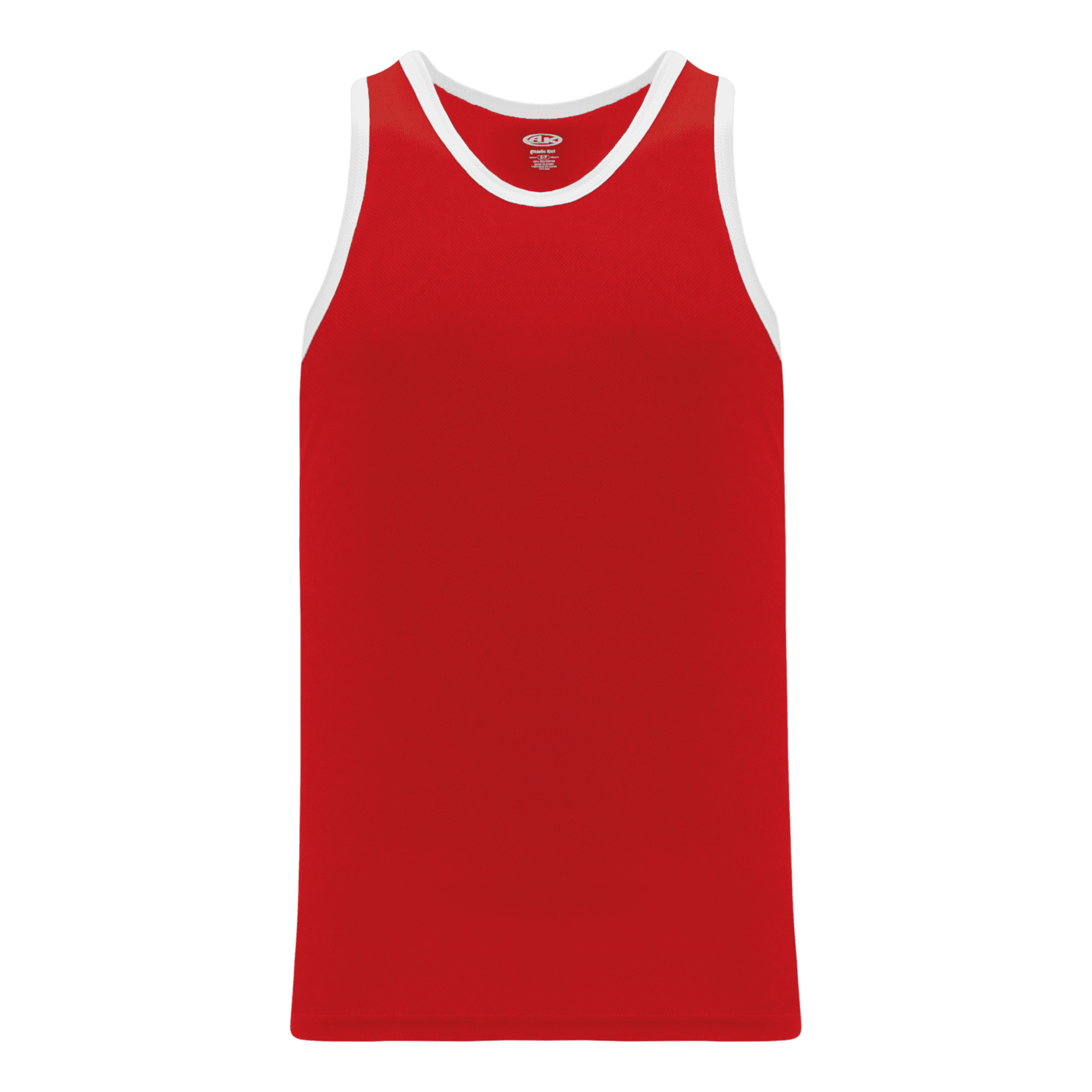 ATHLETIC KNIT LEAGUE BASKETBALL JERSEY #B1325 Kelly Red / White