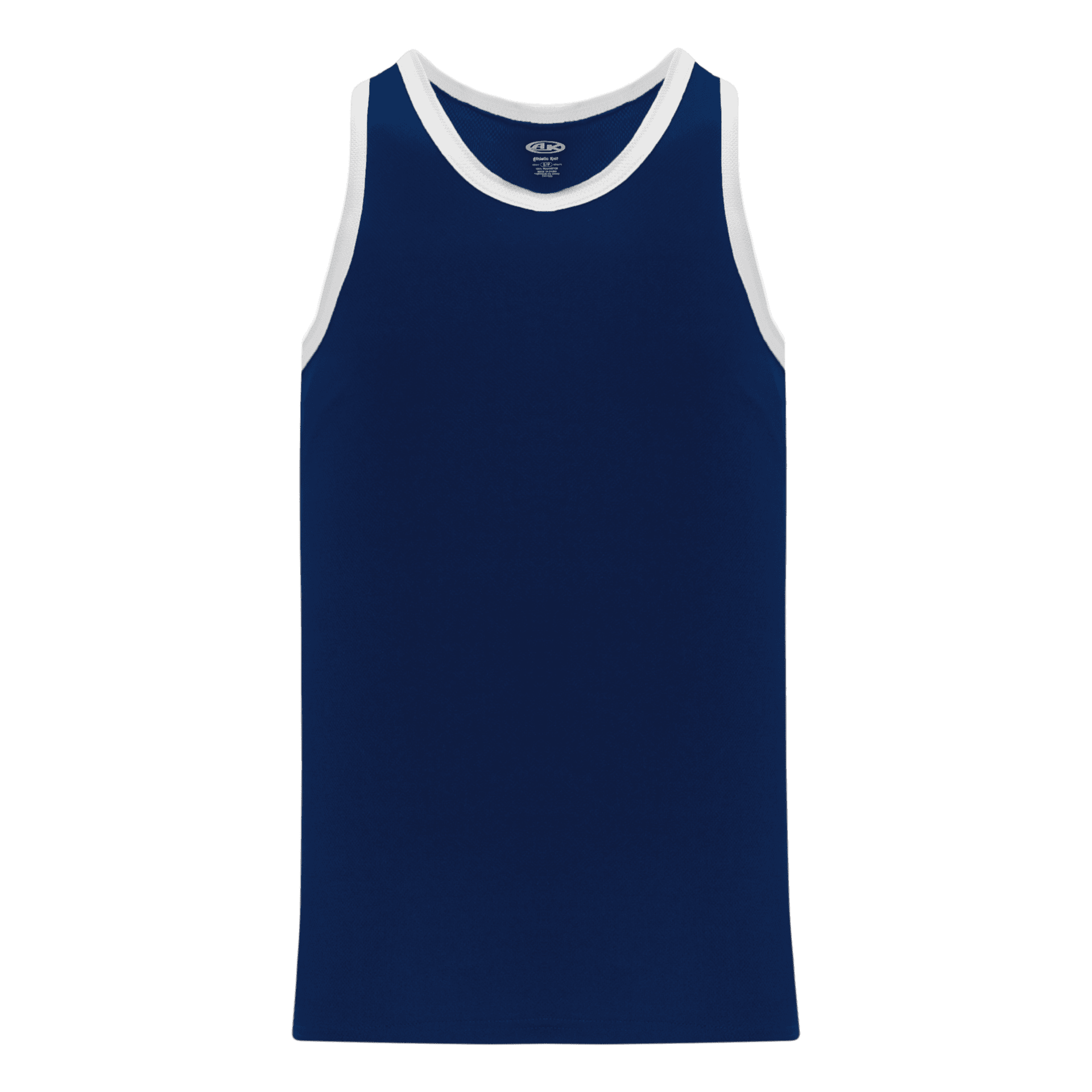 ATHLETIC KNIT LEAGUE BASKETBALL JERSEY #B1325 Navy / White