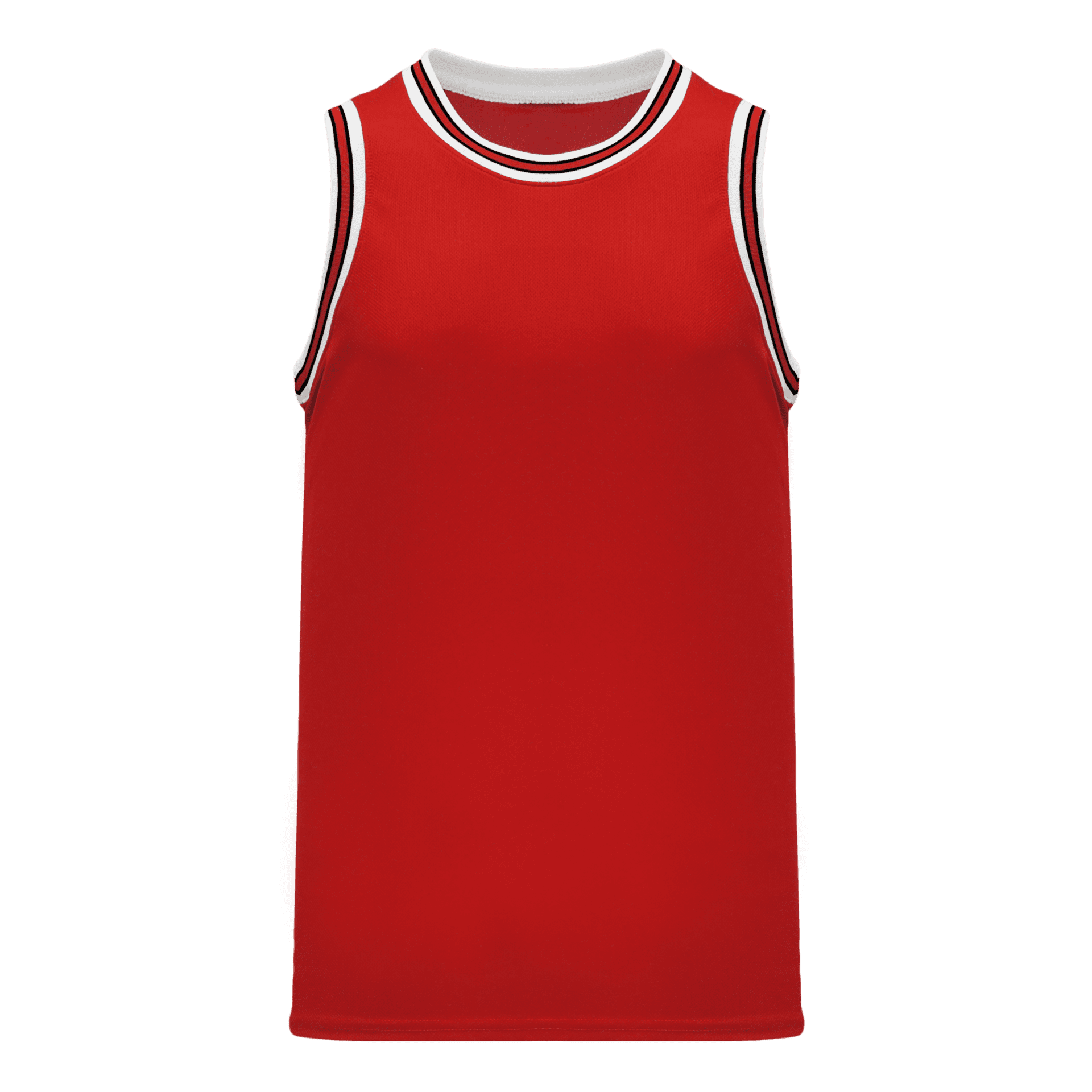 ATHLETIC KNIT PRO BASKETBALL JERSEY #B1710 Red / White / Black