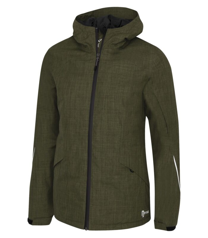 DRYFRAME® THERMO TECH LADIES' JACKET #DF7633L Mineral Green Front