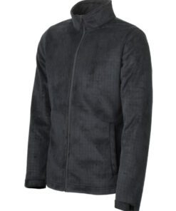 Fila Men's Jasper Textured Fleece Performance Jacket #FA3754 Black