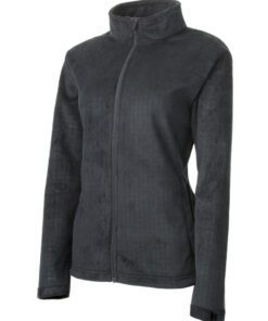 Fila Women's Verbier Textured Fleece Performance Jacket #FA3854 Black