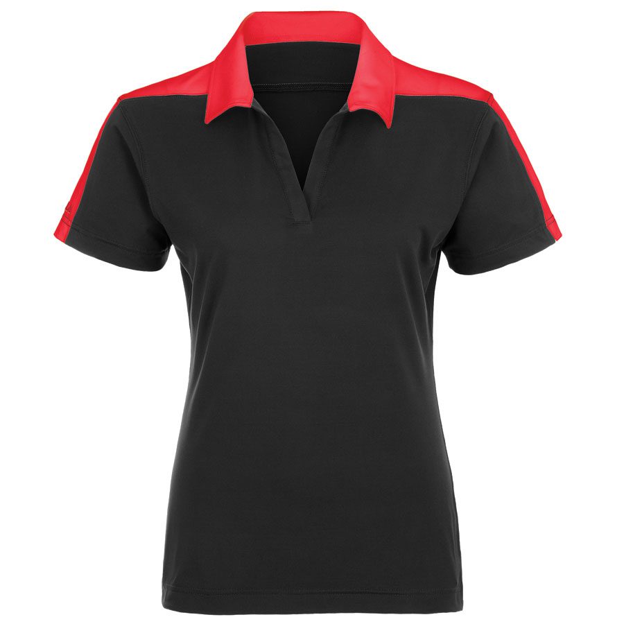 Fila Women's Santa Monica Polo #FA5530 Black / Red