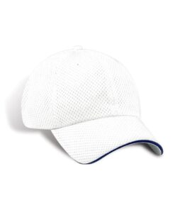 Fersten Wimbleton Baseball Hat #FP121 White / Navy Front