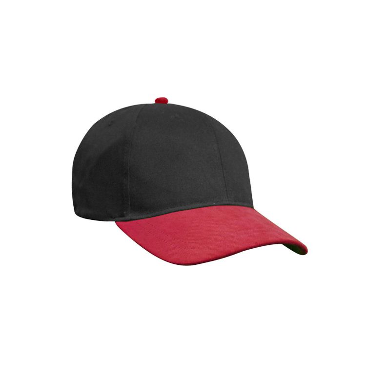 Fersten Burano Baseball Hat #FP258 Black / Red
