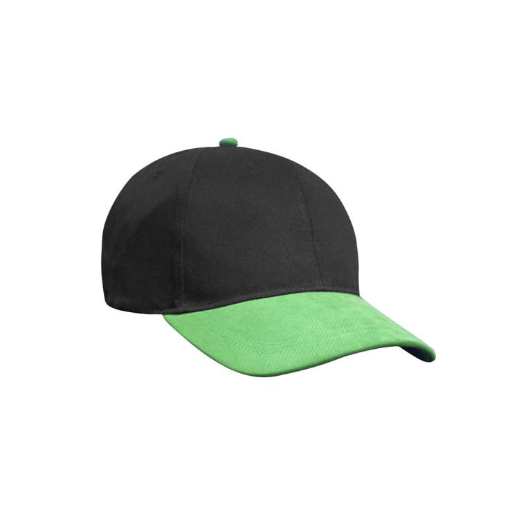 Fersten Burano Baseball Hat #FP258 Black / Green