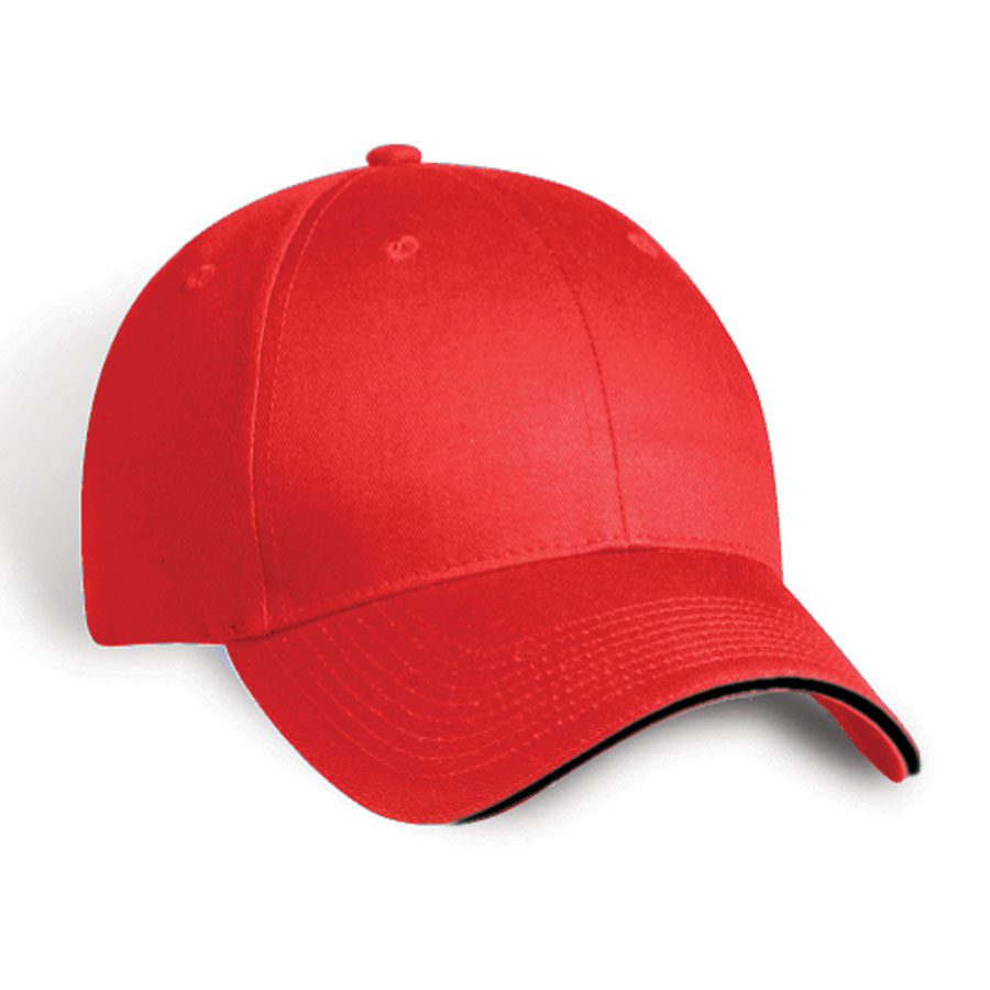 Fersten Bern Baseball Hat #FP431 Red / Black