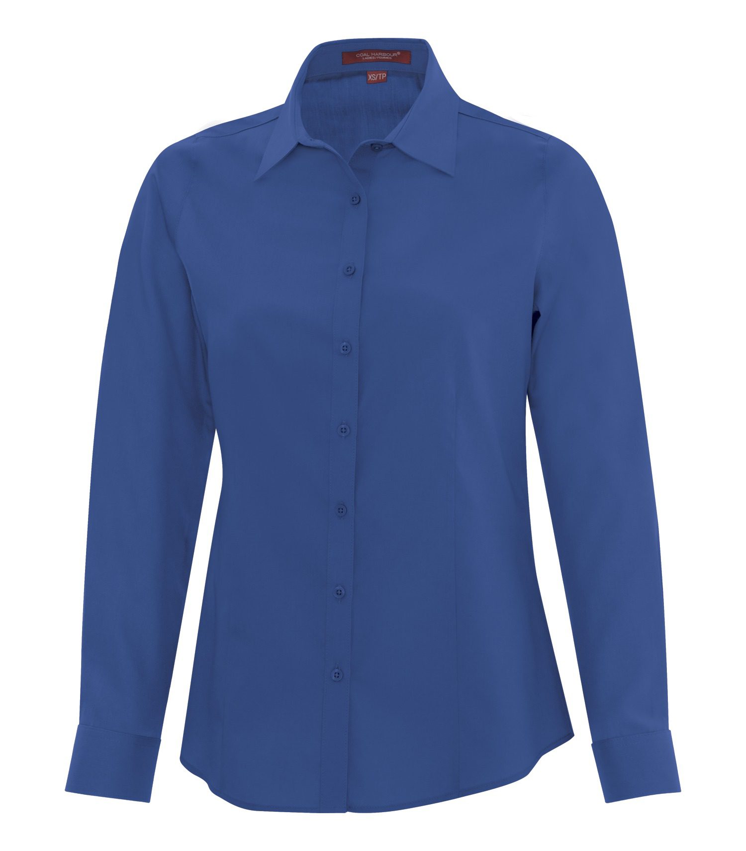 COAL HARBOUR® EVERYDAY LONG SLEEVE LADIES' WOVEN SHIRT #L6013 Royal Blue