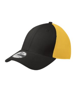 NEW ERA® STRETCH MESH CAP #NE1020 Black / Gold